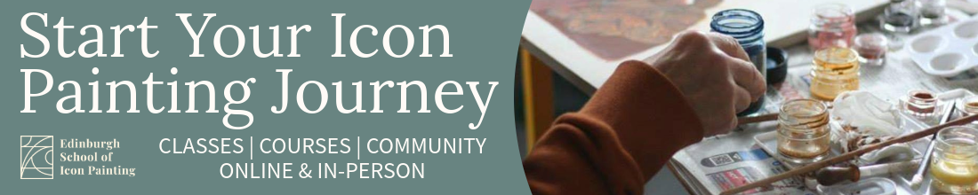 Start your Icon Painting Journey with  online and in-person classes, courses and community.
